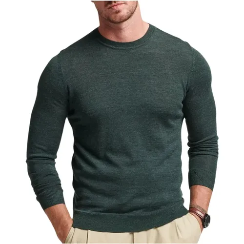 Wool Sweater , male, Sizes: XL - Superdry - Modalova