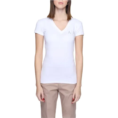 T-Shirts , female, Sizes: M, L, XL, S, XS - Armani Exchange - Modalova