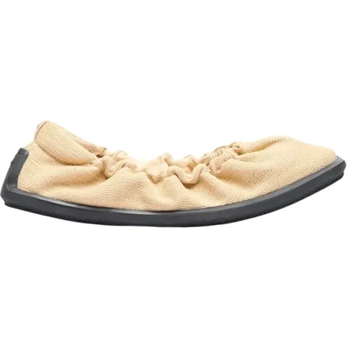 Canvas Ballerina Flats Runde Zehe , Damen, Größe: 37 EU - Eytys - Modalova