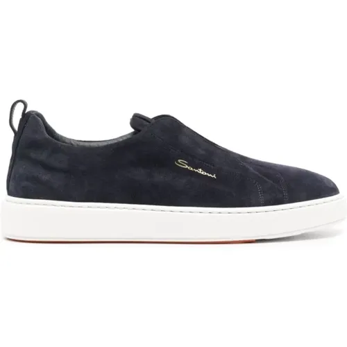 Sneakers , male, Sizes: 7 UK, 9 UK, 11 UK, 10 UK - Santoni - Modalova