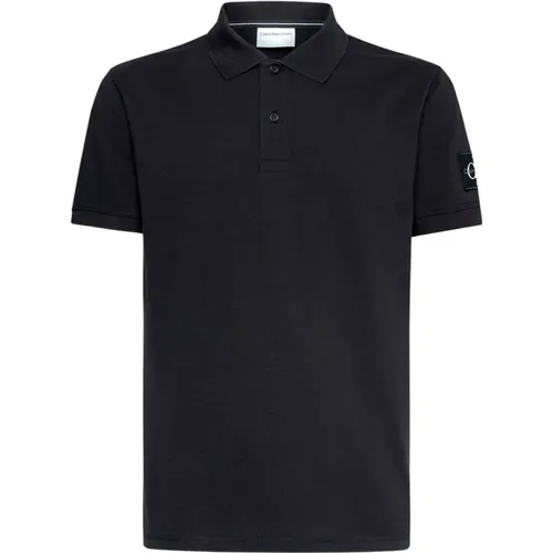 Polo Badge Polo , male, Sizes: L, S, 2XL, XL, M - Calvin Klein Jeans - Modalova