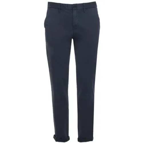 Blaue Chino Hose Regular Fit , Herren, Größe: W31 - Calvin Klein - Modalova