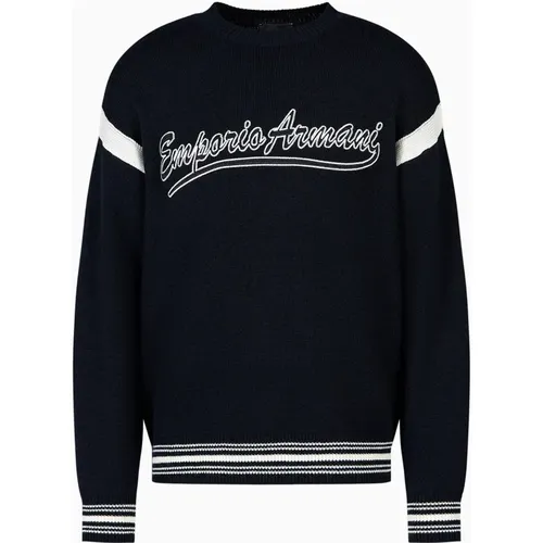 Wool Pullover , male, Sizes: L - Emporio Armani - Modalova