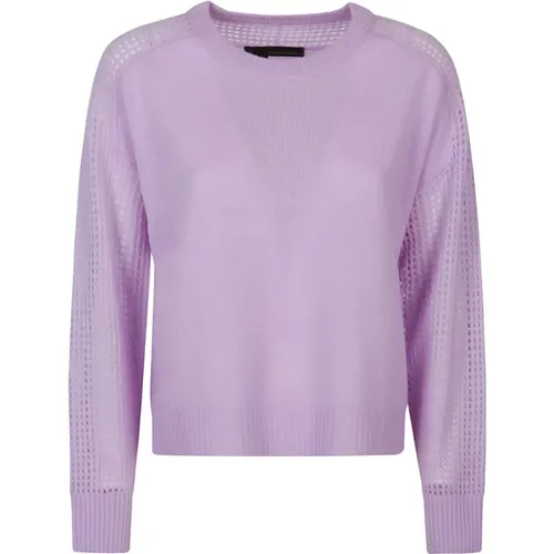 Orchid Round Neck Sweater , female, Sizes: S - 360cashmere - Modalova