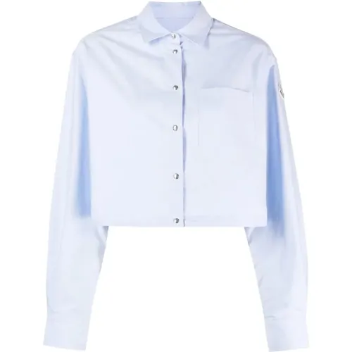 Cotton Shirt - Size 44, Upgrade Your Wardrobe , female, Sizes: M - Moncler - Modalova