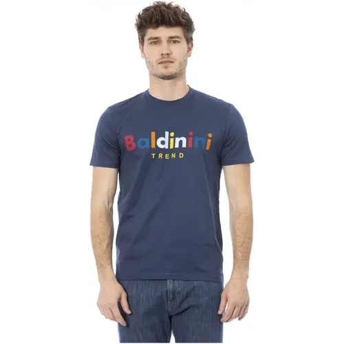 Trend T-Shirt für Herren , Herren, Größe: L - Baldinini - Modalova