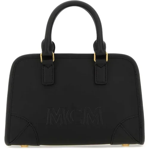 Aren Boston Mini Handtasche , Damen, Größe: ONE Size - MCM - Modalova