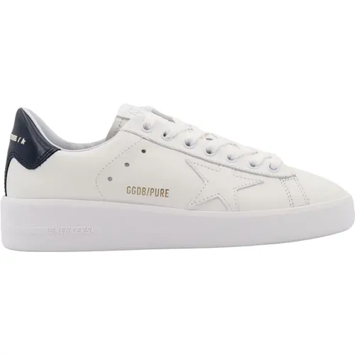 Leather Sneakers with Iconic Star , female, Sizes: 2 UK - Golden Goose - Modalova