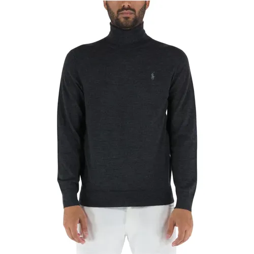 High Neck Wool Sweater , male, Sizes: XL - Ralph Lauren - Modalova