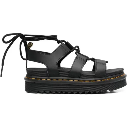 Flat Open Sandals , female, Sizes: 7 UK, 4 UK, 6 UK, 8 UK, 5 UK - Dr. Martens - Modalova