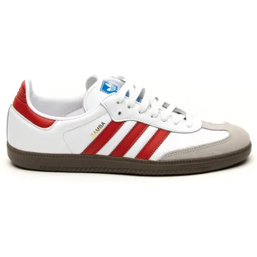 Rote Samba OG Sneakers , Herren, Größe: 44 1/2 EU - adidas Originals - Modalova