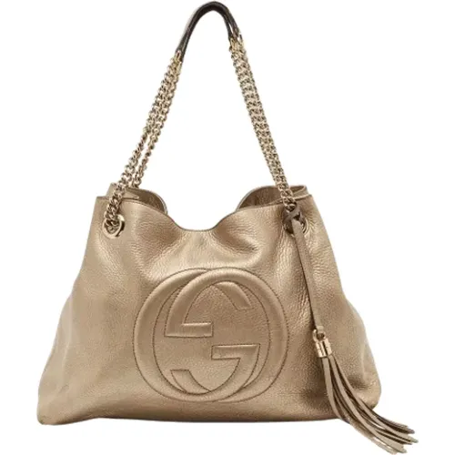 Pre-owned Leather gucci-bags , female, Sizes: ONE SIZE - Gucci Vintage - Modalova