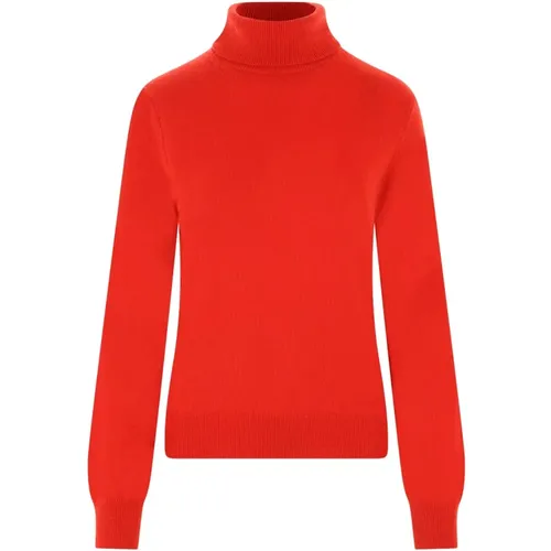 Cashmere Sweater High Neck Ribbed , female, Sizes: L, M, S - Comme des Garçons - Modalova