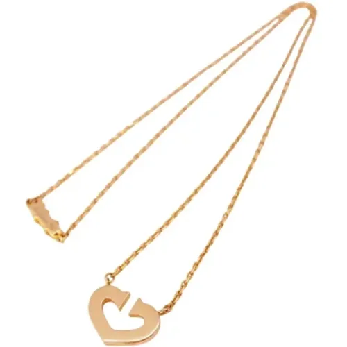 Pre-owned Rose Gold necklaces , female, Sizes: ONE SIZE - Cartier Vintage - Modalova