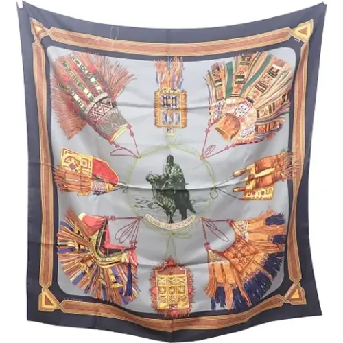 Pre-owned Silk scarves , female, Sizes: ONE SIZE - Hermès Vintage - Modalova