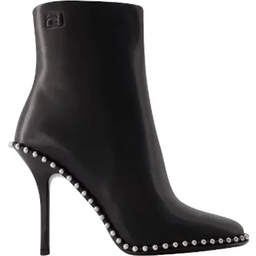 Leather boots , female, Sizes: 2 UK - alexander wang - Modalova