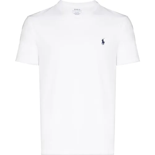 Embroidered Cotton Logo T-Shirt , male, Sizes: L, XL, S, M - Ralph Lauren - Modalova