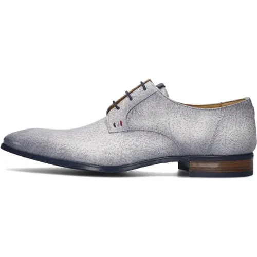 Herren Formelle Schuhe Stilvoll Blau Leder - GIORGIO - Modalova