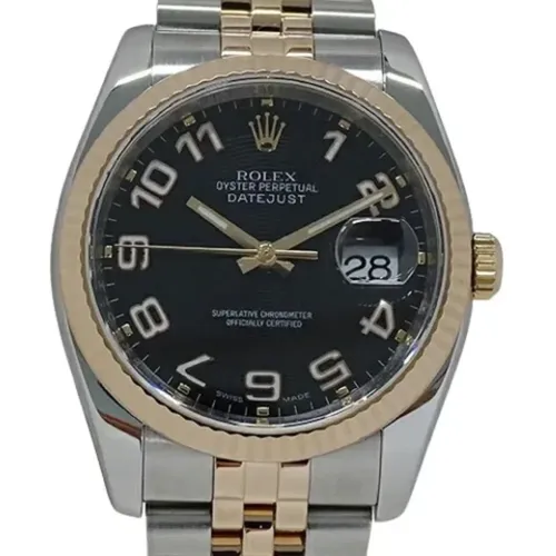 Pre-owned Stainless Steel watches , male, Sizes: ONE SIZE - Rolex Vintage - Modalova