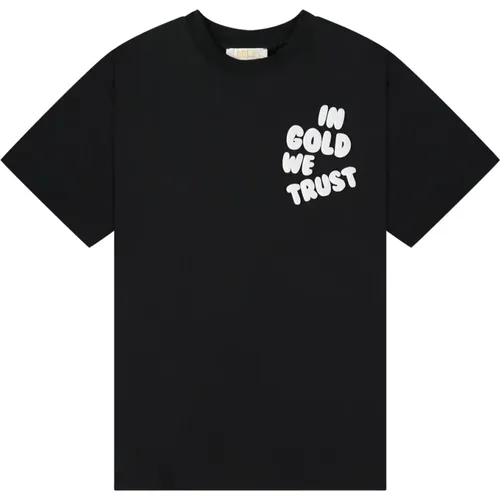 Jet Black T-Shirt In Gold We Trust - In Gold We Trust - Modalova