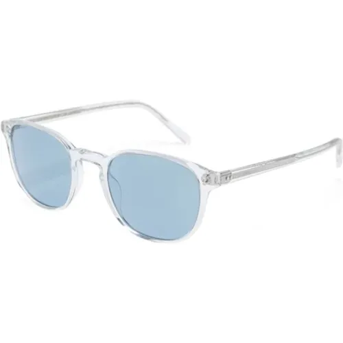 White Sunglasses with Original Accessories , male, Sizes: 49 MM - Oliver Peoples - Modalova