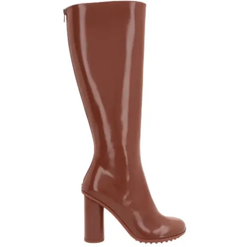 Brushed Leather Boots , female, Sizes: 4 UK, 7 UK, 5 UK, 6 UK - Bottega Veneta - Modalova