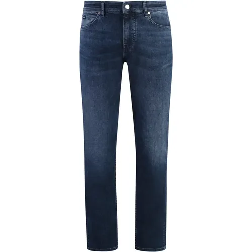 Slim Fit Jeans mit Rückenlogo , Herren, Größe: W31 - Hugo Boss - Modalova