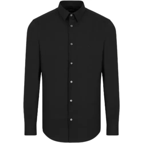 Shirts, Model: 8N1C09 1Ni9Z.0999 , male, Sizes: M, XL, 3XL, XS, S, L, 2XL - Emporio Armani - Modalova