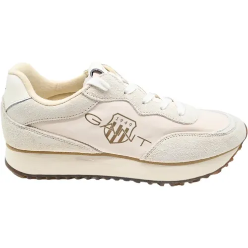 Light Beige Sneakers , female, Sizes: 8 UK, 3 UK - Gant - Modalova