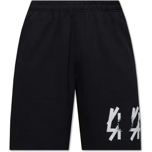 Shorts mit Logo , Herren, Größe: S/M - 44 Label Group - Modalova