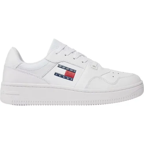 Weiße Sneakers für Frauen , Damen, Größe: 39 EU - Tommy Hilfiger - Modalova