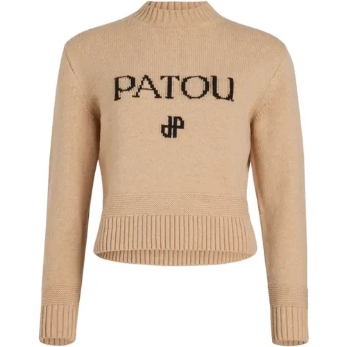 Brauner Sweatshirt Aw24 Damenmode , Damen, Größe: S - Patou - Modalova