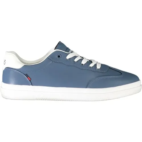 Blaue Polyester-Sneaker mit Kontrastdetails , Herren, Größe: 40 EU - Carrera - Modalova