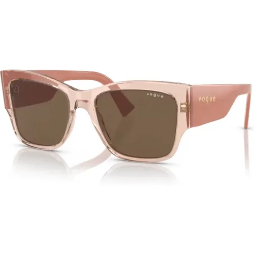 Quadratische Sonnenbrille - Moderne Eleganz , Damen, Größe: 54 MM - Vogue - Modalova