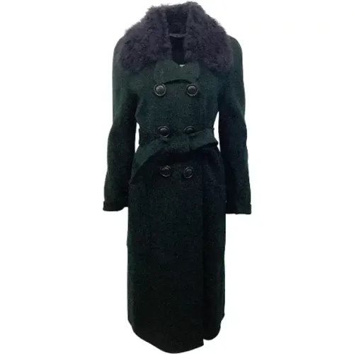 Pre-owned Wool outerwear , female, Sizes: S - Coach Pre-owned - Modalova