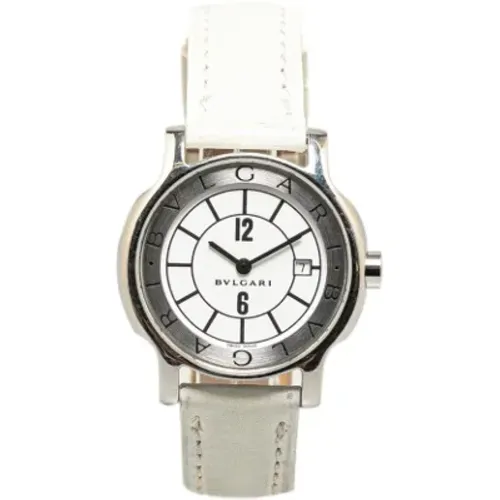 Pre-owned Stainless Steel watches , female, Sizes: ONE SIZE - Bvlgari Vintage - Modalova