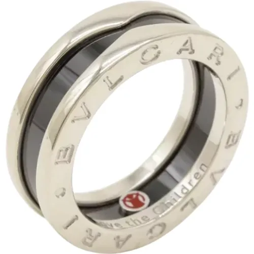 Pre-owned Metal rings , female, Sizes: ONE SIZE - Bvlgari Vintage - Modalova