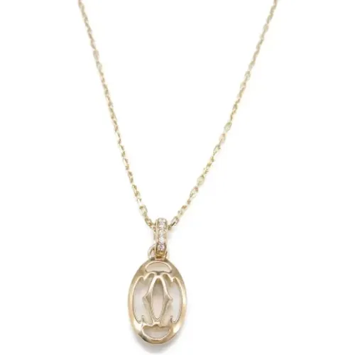 Pre-owned Rose Gold necklaces , female, Sizes: ONE SIZE - Cartier Vintage - Modalova