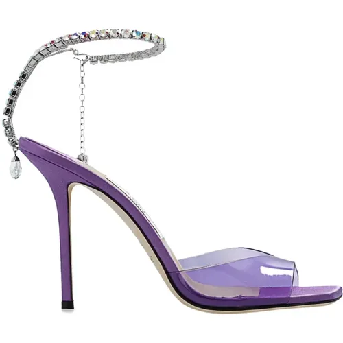Saeda heeled sandals , female, Sizes: 5 1/2 UK, 4 UK, 4 1/2 UK - Jimmy Choo - Modalova