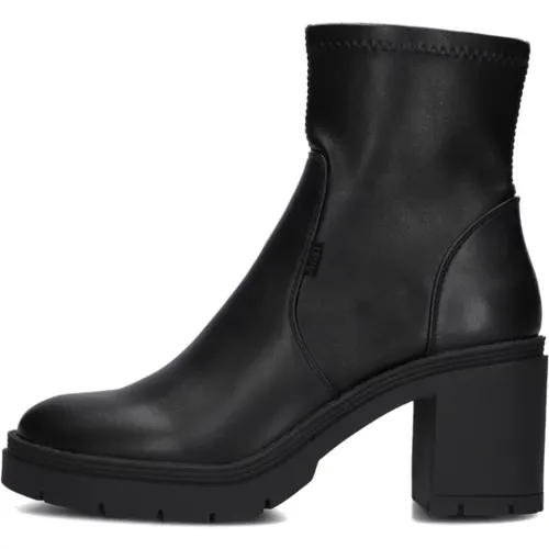 Stilvolle Schwarze Stiefeletten , Damen, Größe: 42 EU - Mexx - Modalova