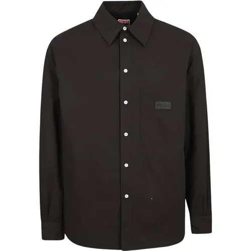 Mens Clothing Shirts Ss24 , male, Sizes: M - Kenzo - Modalova