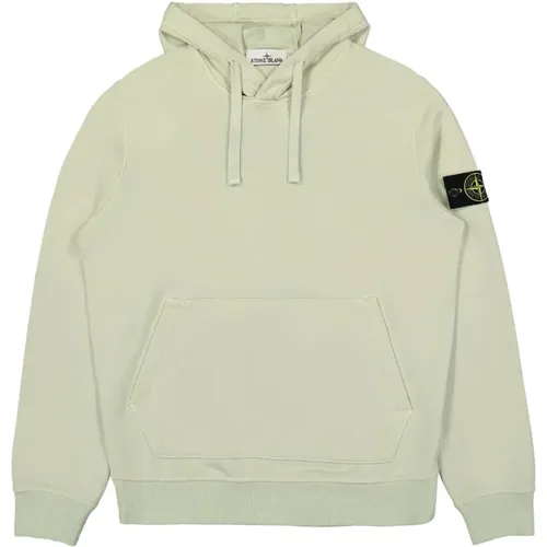 Pistazien Felpa Hoodie Urbaner Stil , Herren, Größe: L - Stone Island - Modalova