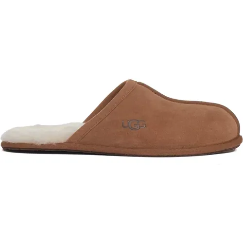 Umgekehrter Lammfell Scuff Hausschuh , Herren, Größe: 40 EU - Ugg - Modalova