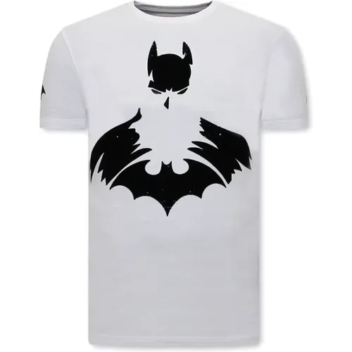Herren Batman Print T-Shirt , Herren, Größe: 2XL - Local Fanatic - Modalova