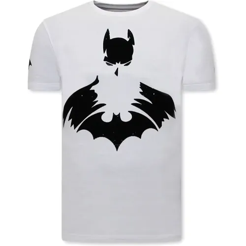 Herren Batman Print T-Shirt , Herren, Größe: M - Local Fanatic - Modalova