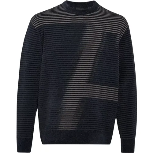 Dunkelblauer Pullover - Armani Exchange - Modalova