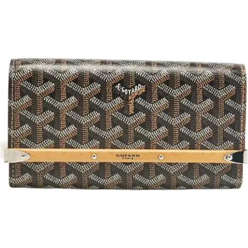 Pre-owned Coated canvas clutches , female, Sizes: ONE SIZE - Goyard Vintage - Modalova