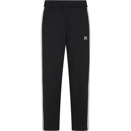 Monogram Track Pants , male, Sizes: 2XL, M, XL, L - Palm Angels - Modalova