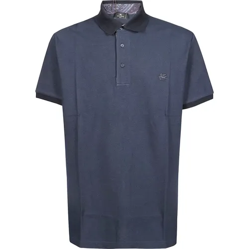 Roma Short Sleeve Polo Shirt , male, Sizes: M, XL, L - ETRO - Modalova