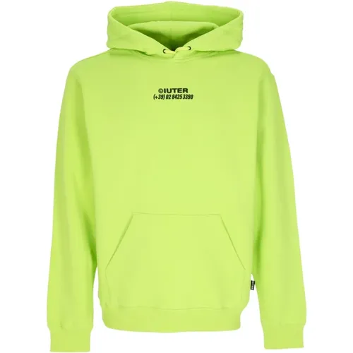 Pferde Hoodie Lime Langarm Sweatshirt , Herren, Größe: S - IUTER - Modalova